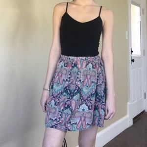Cute paisley printed skirt